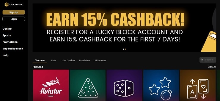 Lucky Block High Payout Casino