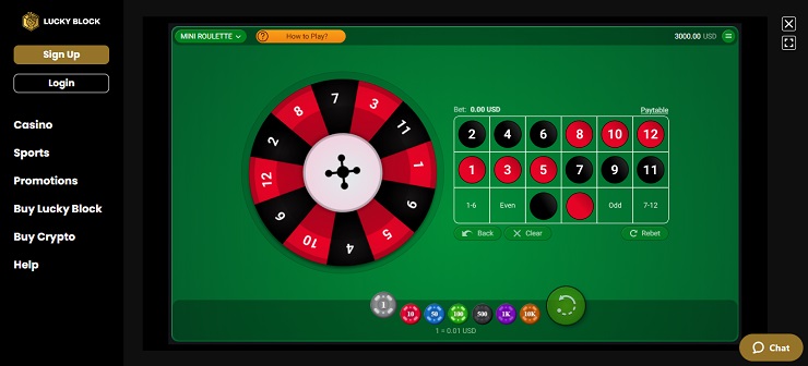 Mini Roulette