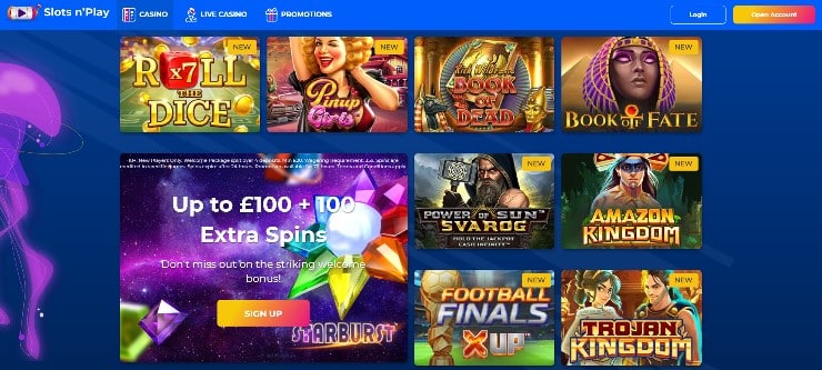 New Casinos UK - Slots n'Play