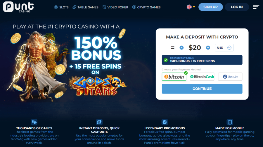 Punt Casino No Deposit Bonus 2023 Punt Casino Review