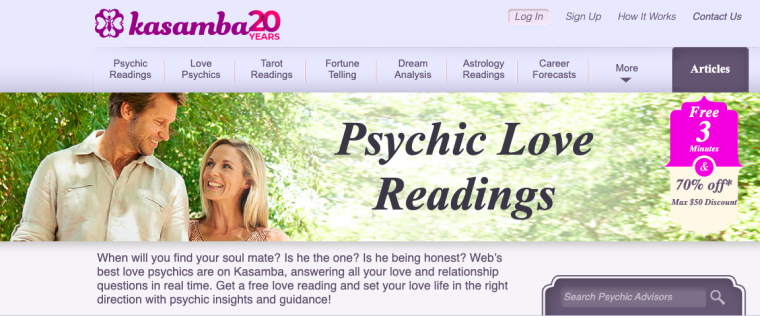 Kasamba free psychic reading sites for 2023 - compare best online psychics for chat