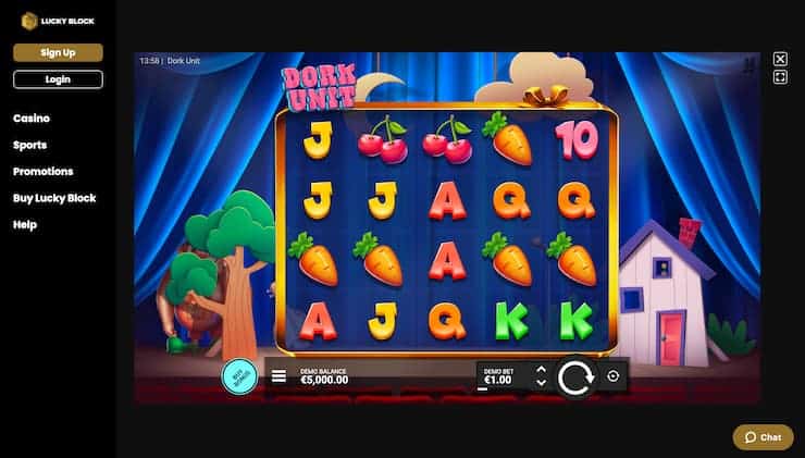 Lucky Block Casino Video Slot