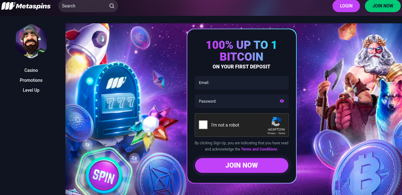 Metaspins casino review