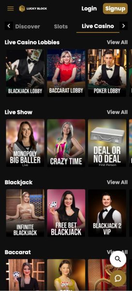 Lucky Block Best TX Casino App