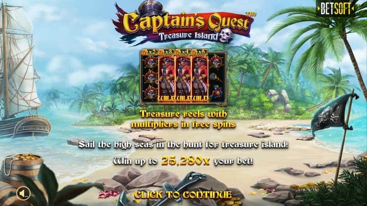 Captain's Quest Treasure Island Slot Max Win