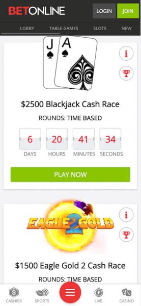 BetOnline New York Casino App