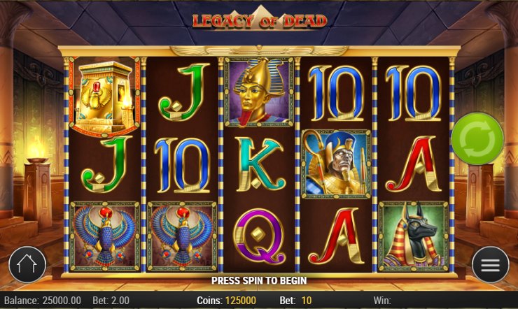 South Africa Casino Slots - Legacy of Dead