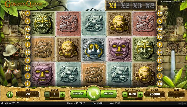 South Africa online slots for real money - Gonzo's Quest