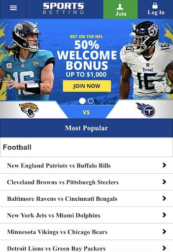 SportsBetting.ag mobile betting in Michigan