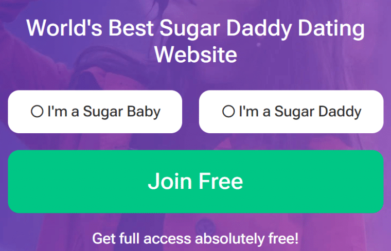 SugarDaddy sign up