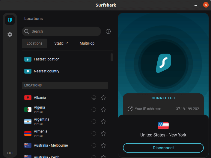 Surfshark VPN | Several simultaneous connections