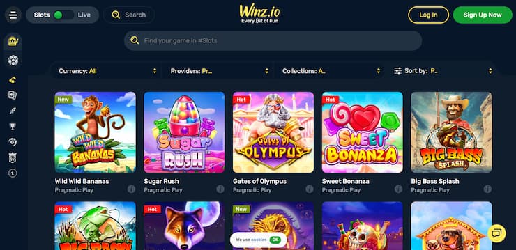 Winz.io Pragmatic Play Slots
