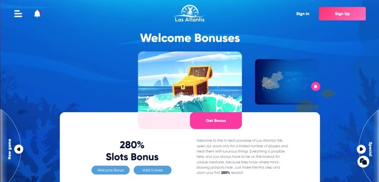 Las Atlantis bonus codes