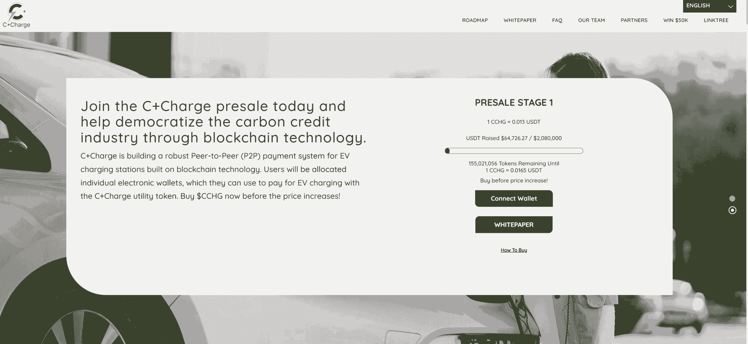 C+Charge Presale Page