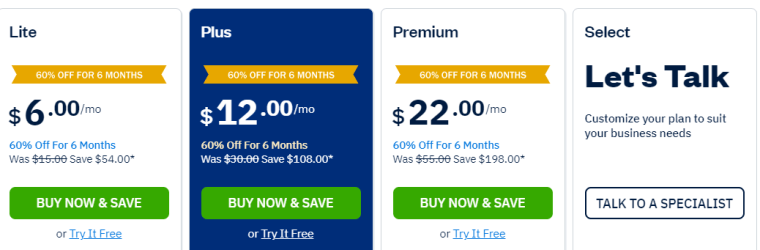 freshbooks Pricing