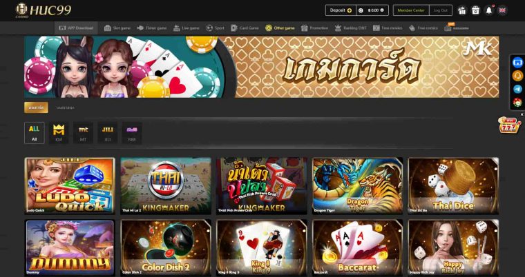 huc99 casino review - for Thailand table e games
