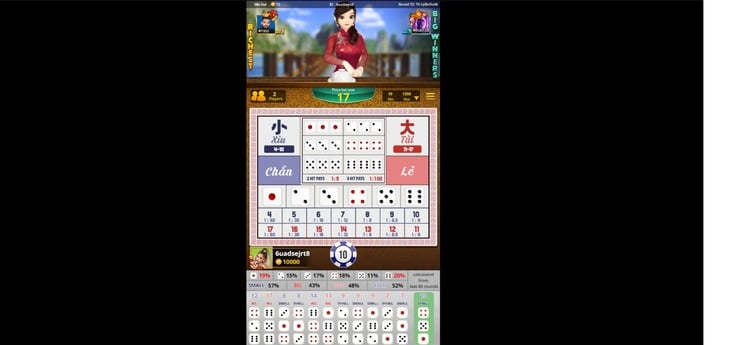 Tai Xiu screen