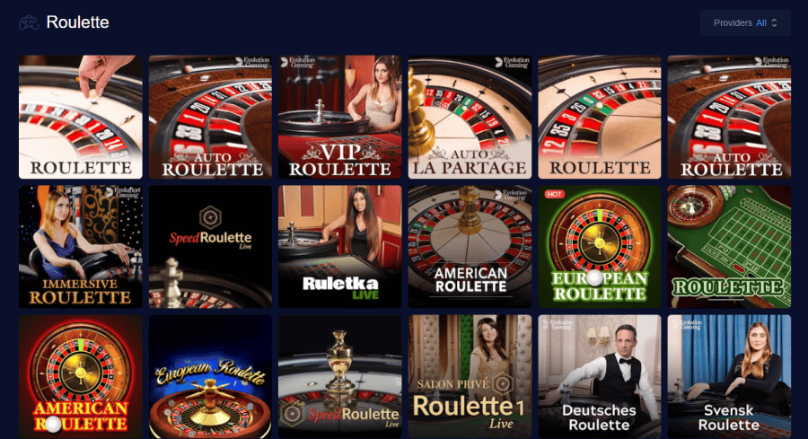 mBit Online Casino Roulette Options