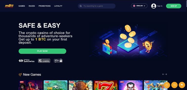 mBit homepage
