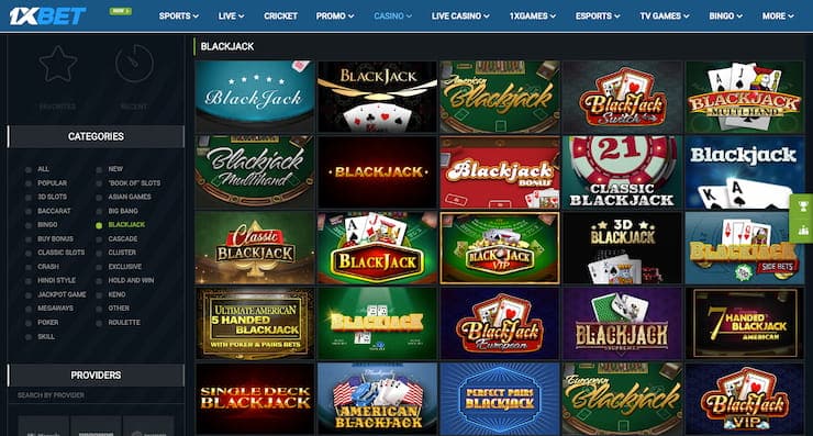 1xbet Casino Blackjack