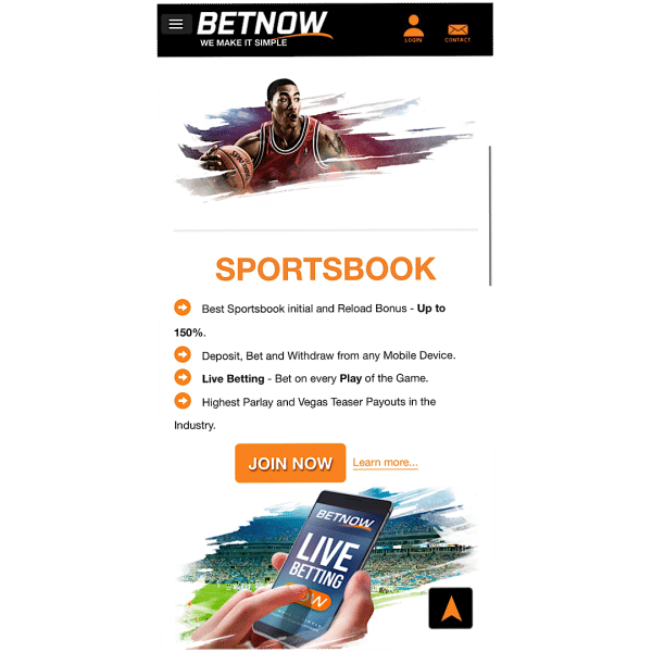 BetNow mobile betting site