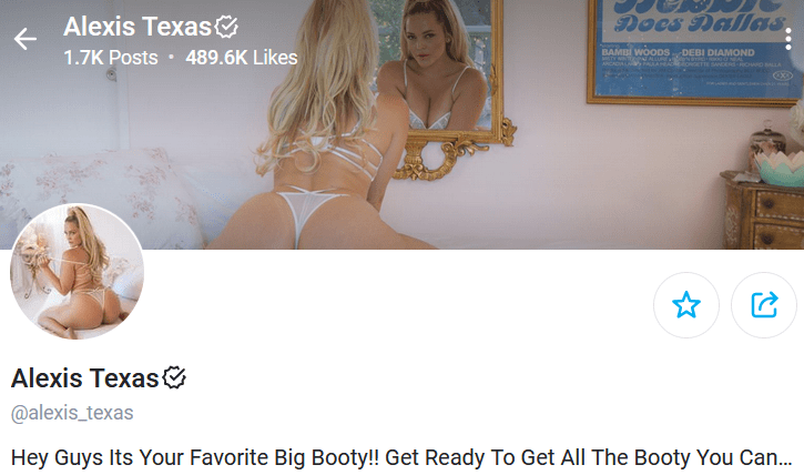 Alexis Texas OnlyFans