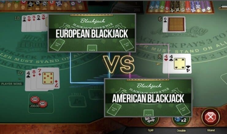 American vs European Blackjack
