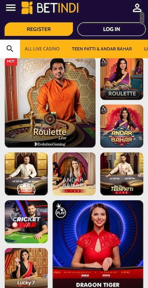 Betindi casino app india