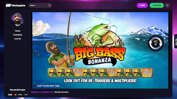 Big Bass Bonanza Slots Meta Spins Casino