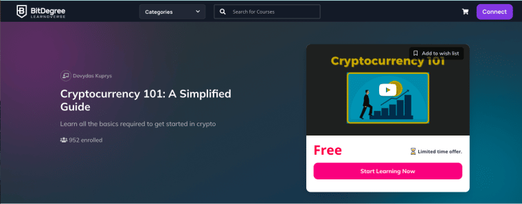 BitDegree course