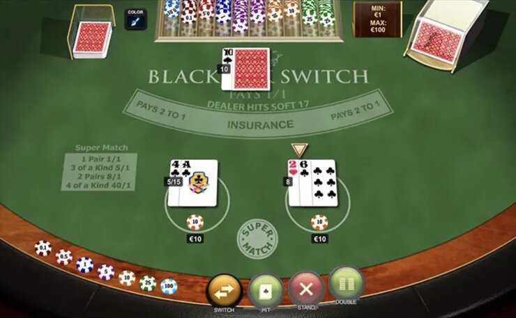 Blackjack Switch ZA