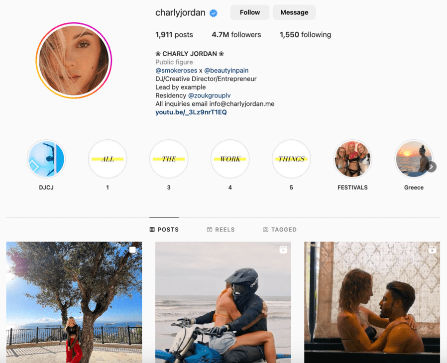 Charly Jordan Instagram