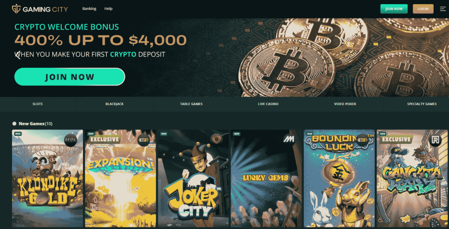 Gaming City - Best Arabic Casino for Crypto
