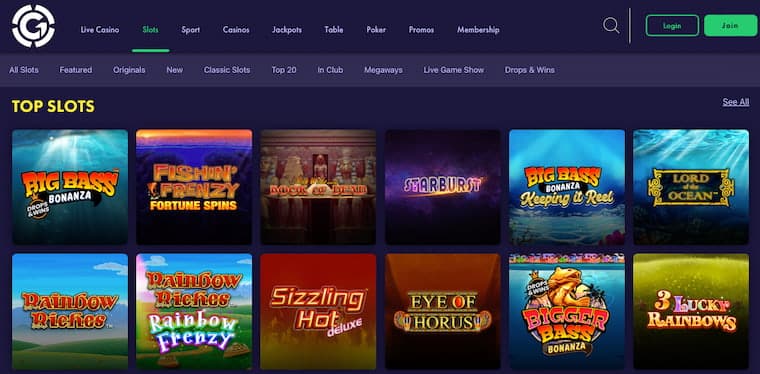 Grosvenor Casino SIte