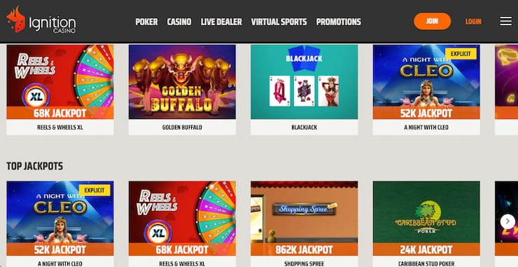 Ignition New Jersey Online Casino