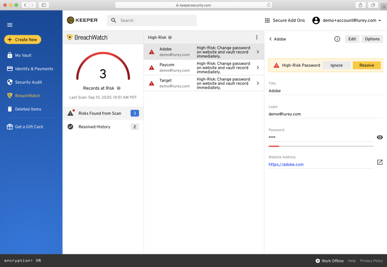 Keeper | best password manager Windows