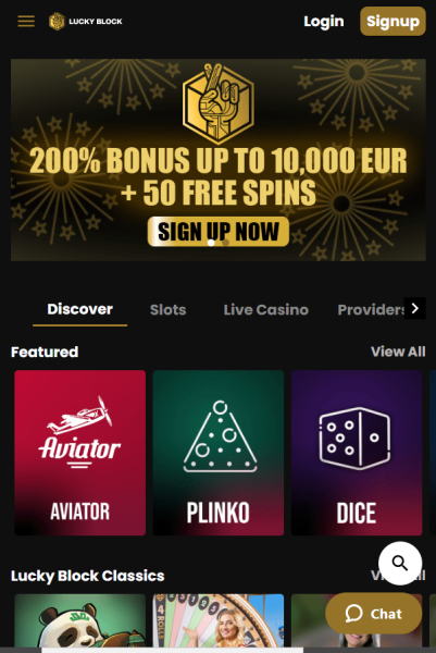 Lucky Block - Fastest Paying Oregon Casino Site