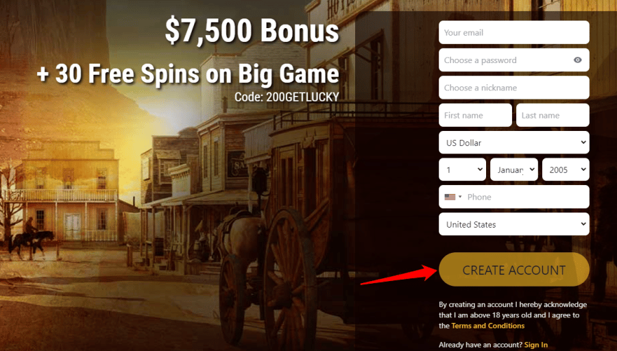Lucky Creek Promo Codes January 2024 Lucky Creek Review