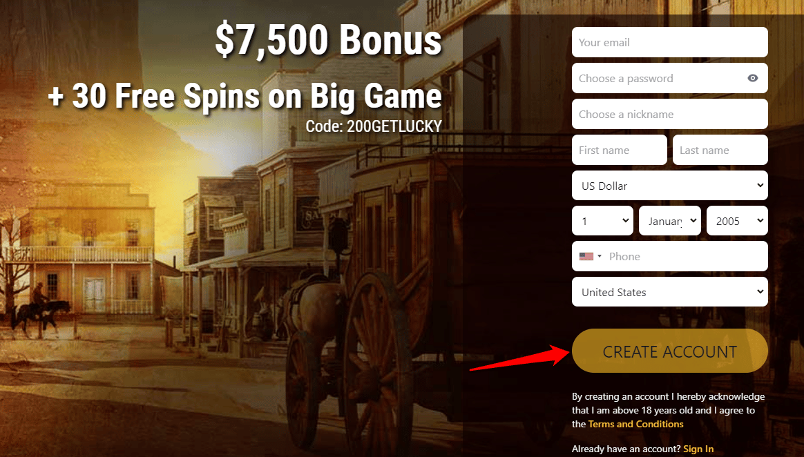 Lucky Creek Promo Codes January 2024 Lucky Creek Review