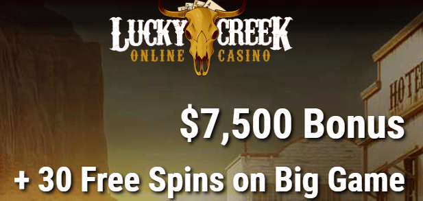 Lucky Creek Welcome Bonus
