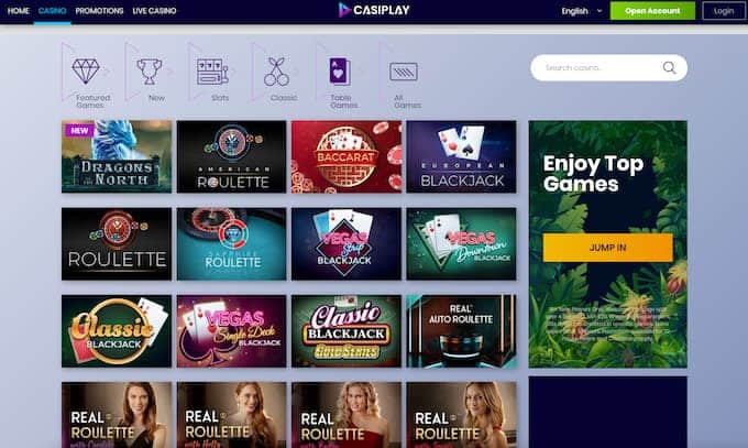 Casiplay Casino Games UK