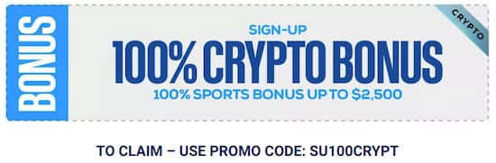 BetUS crypto sports sign-up bonus