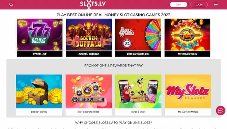 SlotsLV Iowa Online Casino