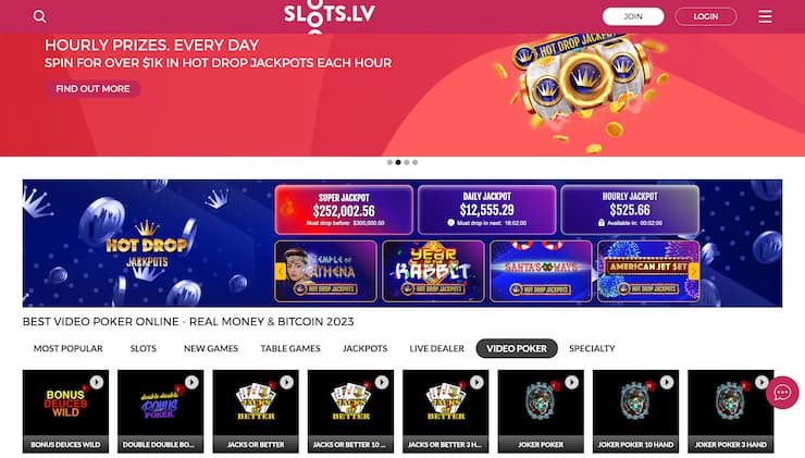 SlotsLV Louisiana Real Money Online Casino