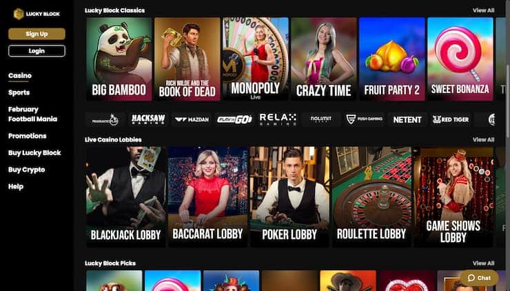Lucky Block Massachusetts Online Casino