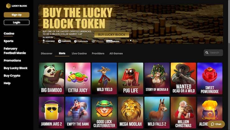 Lucky Block Online Casino