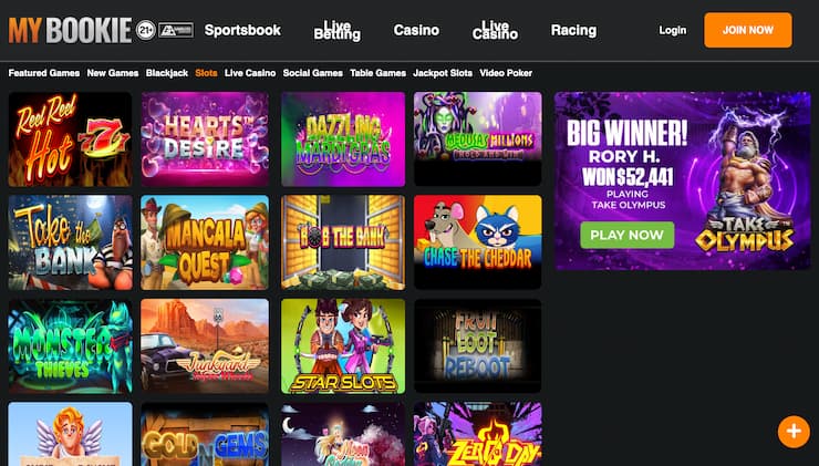 MyBookie Online Casino in Oklahoma
