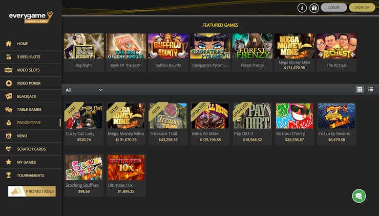 Everygame Online Casino in Oklahoma