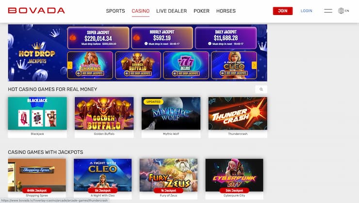 Bovada Virginia Online Casino