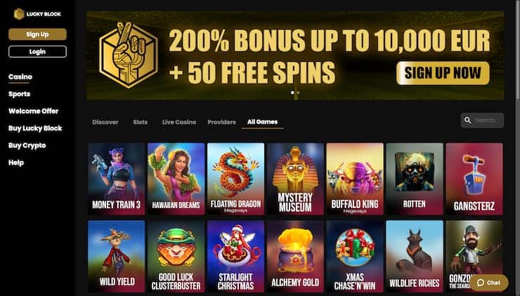 Lucky Block Virginia Online Casino